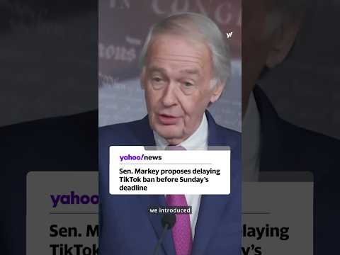 Sen. Markey proposes delaying TikTok ban