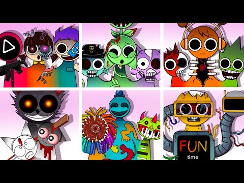 ✅Incredibox Sprunki NEW TRIPLE SYMBIOSIS!  – ALL SPRUNKI OC Compilation PHASES | Sprunki LIVE