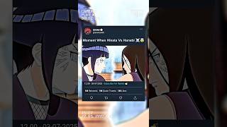 MOMENT WHEN HINATA VS HANABI ☠️🤯