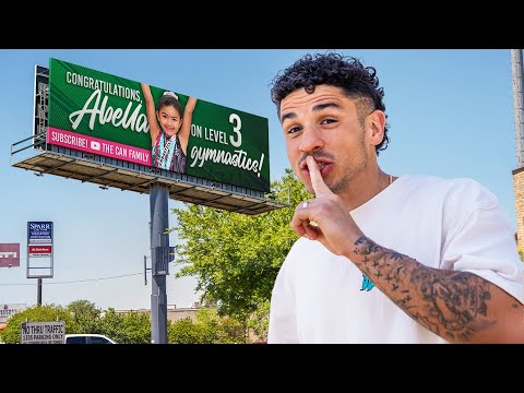 Surprising Our Daughter With Her Own Billboard!!!