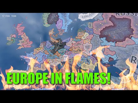 Every Country Civil War - WWII Hoi4 Timelapse