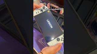 my new handheld pc, the legion go 🤩 #shorts #handheldgaming #handheldpc #legiongo #steamdeck#lenovo