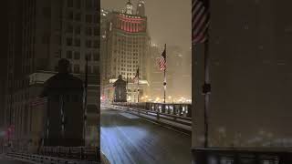 Chicago's first day of spring comes with snowflakes(usa) #shorts  #ytshorts #usa