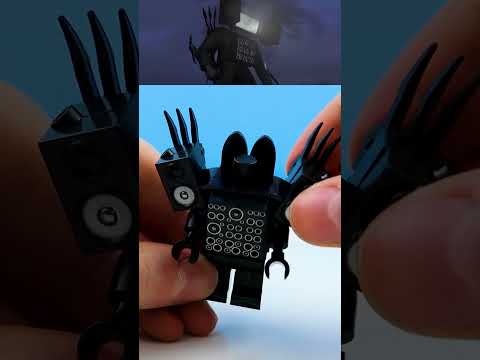 Making LEGO Titan Cinemaman   TV Man minifigure Skibidi Toilet action figures