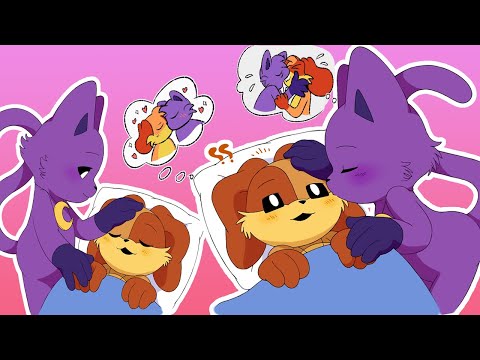 Catnap x Dogday Goodnight Kiss| Poppy Playtime Chapter 3 Comic Dub