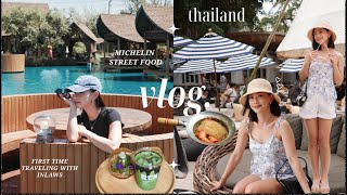 thailand vlog 🇹🇭 曼谷百貨泰好逛！包車到處吃 🍜 米其林路邊小吃 冬陰功媽媽麵、海鮮市場、芒果糯米飯  | It's Jcnana 蒨蒨