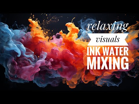 Abstract Liquids 3 - Ink Water Mixing - Relaxing Visuals - Abstract Colors