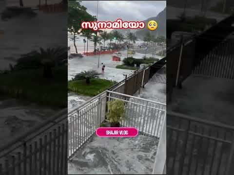 സുനാമിയല്ല ❗നാല് മീറ്റർ തിരമാല മാത്രമാണ്. മൗണ്ട് റിയോയിൽ സംഭവിച്ചത് 🥺 #waves2024 #waveshair