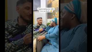 The presenter asked me and I answered 🥰 #lovestory #love #couple #marriedlife #modestfashion #radio