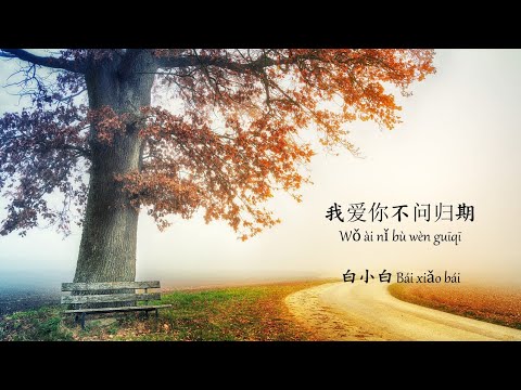 白小白 Bái xiǎo bái - 我爱你不问归期 Wǒ ài nǐ bù wèn guīqī [Indo Translation]