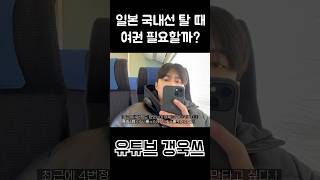 일본에서 국내선 탈 때 여권 필요할까?