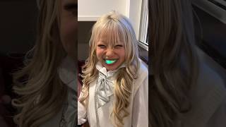 ホワイトニング中🦷I'm in the process of whitening my teeth.@imopi0729 #kogyaru #gyaru #コギャル #ギャル #ちびギャル