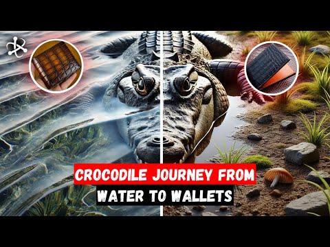 How Farmers Make Millions from Crocodiles -- From Farm to Luxury Bags
