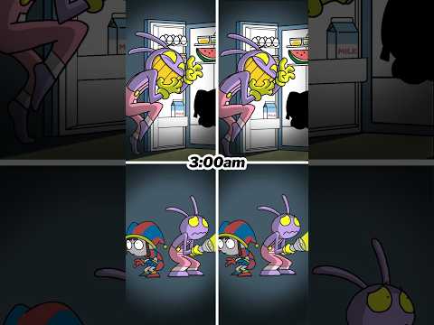 #InsideOut2 | Embarrassment Scares Sadness moment TADC Jax & Pomni Version Animation part2🤣#shrots