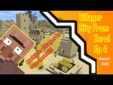 FOUR desert villages AT ONCE?! / Broken Treasure Maps - Minecraft Villager City - Episode 4