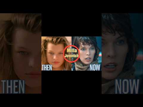 Milla Jovovich Then and Now #shorts #millajovovich #thenandnow #shortvideo #screenlegends