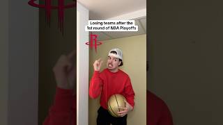 Losing teams after the 1st round of NBA Playoffs😂🏀