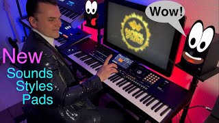 Amazing New Sounds, Styles & Pads (Loops) for Korg Pa5X and other Keyboards — Global Sound Preview!