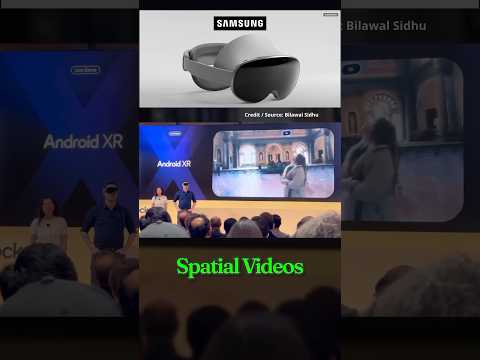 Android XR in Google x Samsung Headset:  YouTube VR180 + Gemini AI