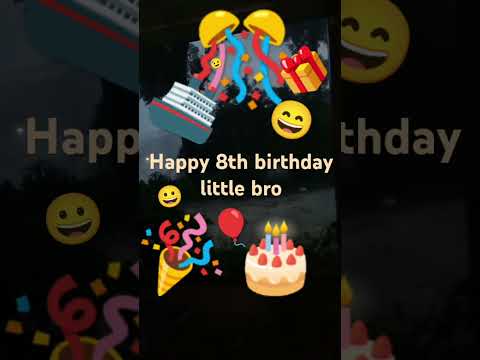 3rd of April my little brother's birthday! #birthday #family #brother #happybirthday #8